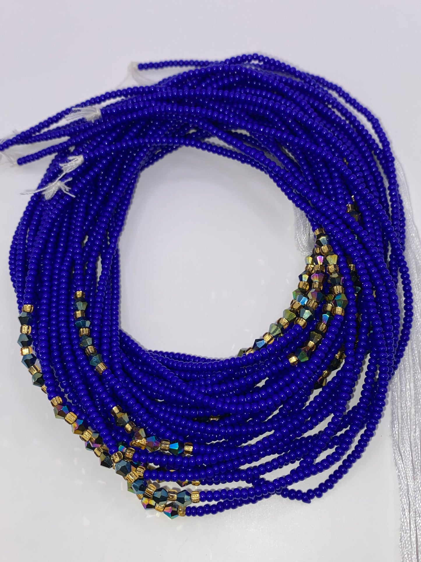 Royal Blue Preciosa Waist Beads