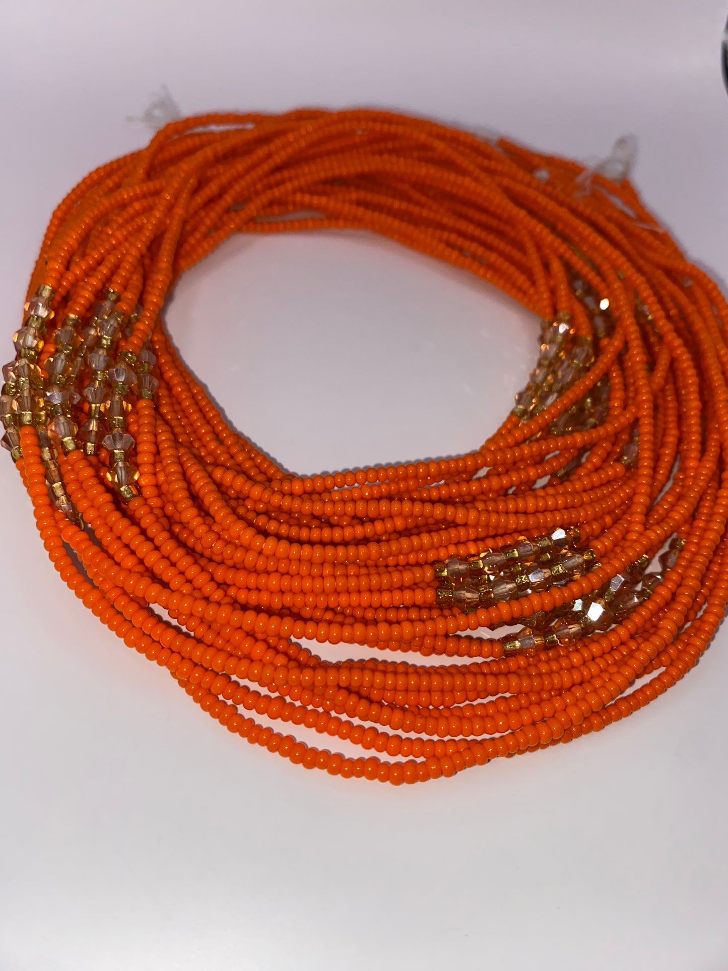 Orange Preciosa Waist Beads