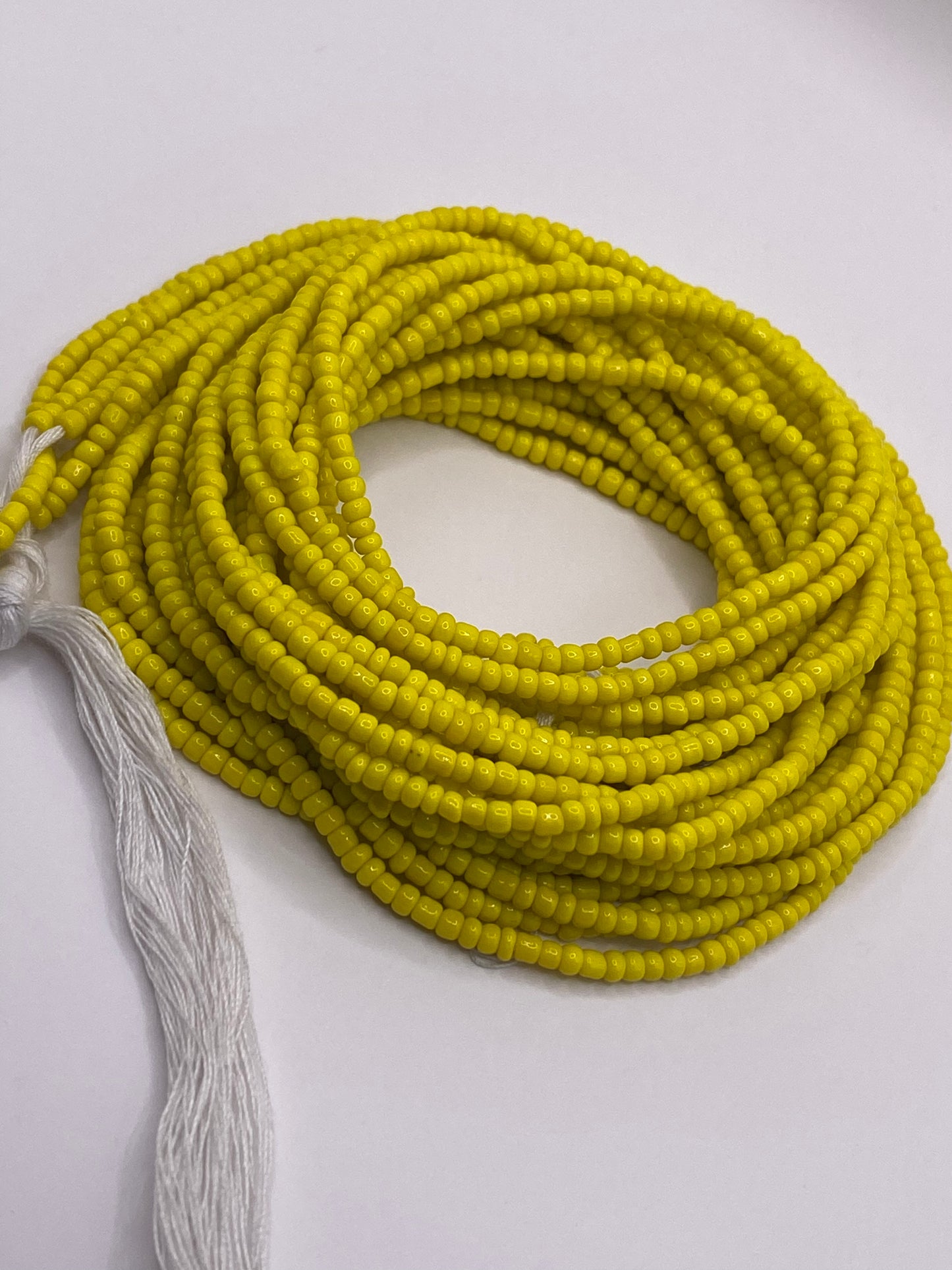 Solid Yellow Waist Beads