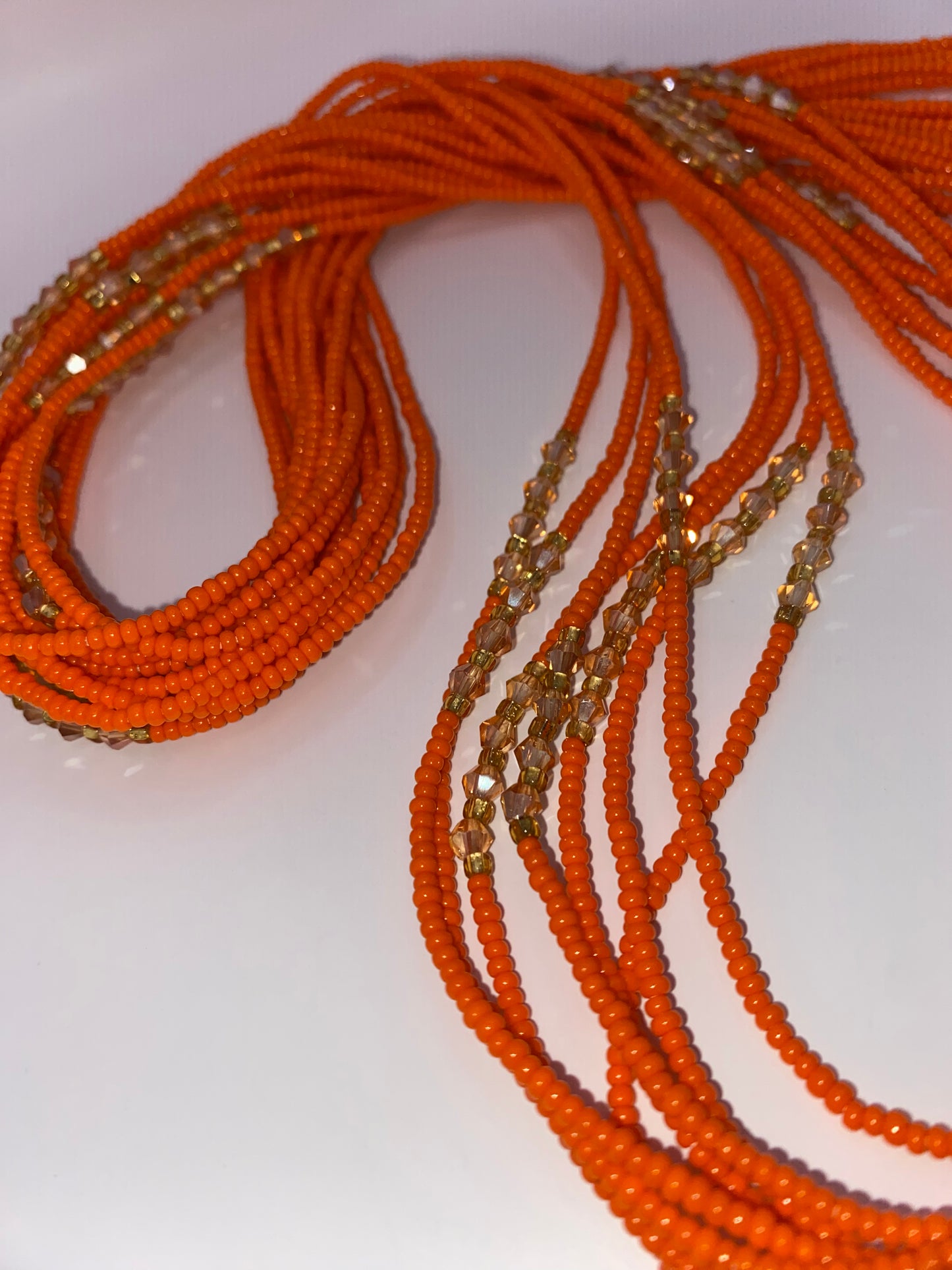 Orange Preciosa Waist Beads